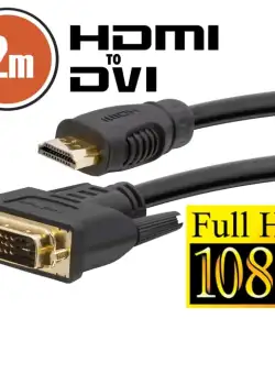 Cablu DVI-D HDMI , 2 m cu conectoare placate cu aur
