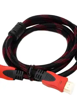 Cablu Hdmi MRG M749, 150cm, Digital, Negru cu Rosu C749