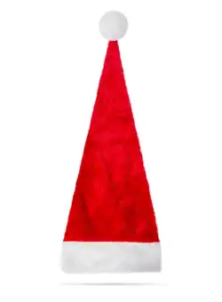 Caciula de Mos Craciun - rosu alb - plus - 75 x 32 cm