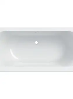 Cada baie rectangulara Geberit Soana Duo Slim 180x80cm cu picioare incluse acril