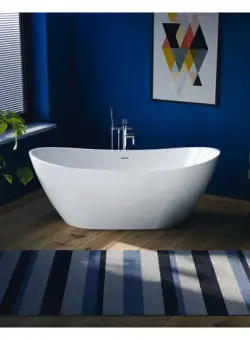 Cada ovala freestanding Duravit DuraVato 170x71cm alb