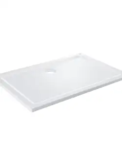 Cadita de dus Grohe 120x80x3cm acril alb