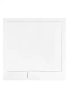 Cadita dus patrata Besco Axim Ultraslim 90x90x4.5cm alb