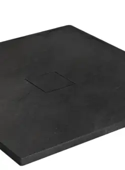 Cadita pentru dus Stone neagra - L90 x l120 x h3 cm