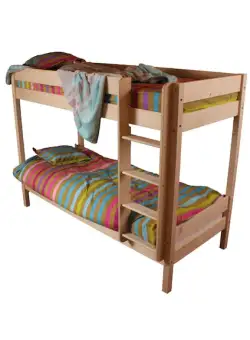 Cadru Pat Rita Etajat Lacuit, Dimensiune Saltea 80 x 200 Cm