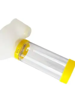 Camera inhalare Breath Chamber cu masca medie, 7-14 ani, faciliteaza tratamentul cu inhalatoare