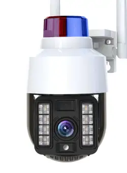 Camera supraveghere WIFI 1080p, cu sirena, vedere color noaptea, Rotire 360, Tuya