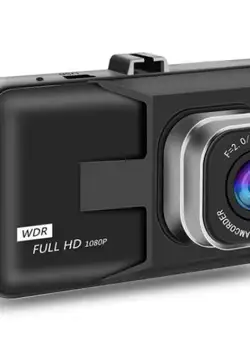 Camera Video Auto Dubla Techstar® T636, FullHD, 1080P, Functie WDR, Camera Marsarier 720P, Ecran 3 inch LCD