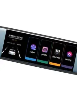 Camera Video Auto Dubla tip Oglinda L809 DVR Techstar® 7 inch 5MP 170 Grade FullHD 1080P, TouchScreen