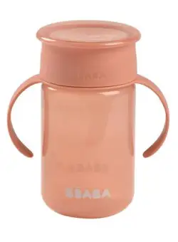 Cana de invatare Beaba 340 ml Pink