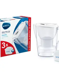 Cana filtranta Marella Starter pack 2.4 L (white) + 3 filtre Maxtra+ - Brita
