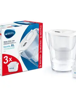 Cana filtranta Marella XL Starter pack 3.5 L (white) + 3 filtre Maxtra+ - Brita