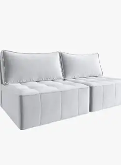 Canapea 2 locuri fara brate Mike catifea L160 cm