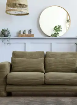 Canapea 2 locuri Lily verde