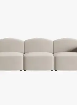 Canapea 3 locuri Blair catifea L274 cm