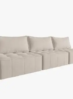 Canapea 3 locuri fara brate Mike stofa L240 cm