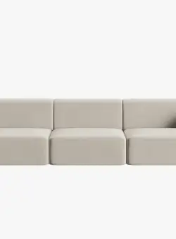 Canapea 3 locuri Shane catifea L266 cm