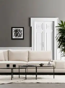 Canapea 4 locuri Line bej