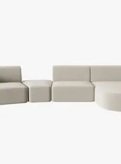 Canapea 5 locuri Shane catifea L338 cm