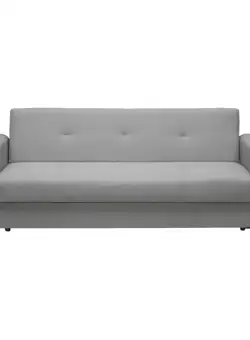 Canapea BELLA extensibila, 3 locuri, cu arcuri si lada depozitare, gri deschis + gri antracit, 230x85x85 cm