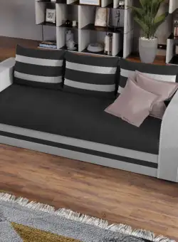 Canapea Camila Gri Antracit / Gri Deschis