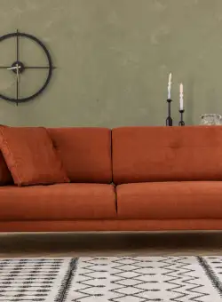 Canapea cu 3 locuri Mustang - Orange