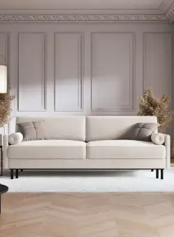 Canapea extensibila 3 locuri Scott catifea L212 cm