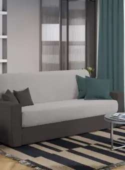 Canapea Extensibila Corsica Gri / Gri Antracit