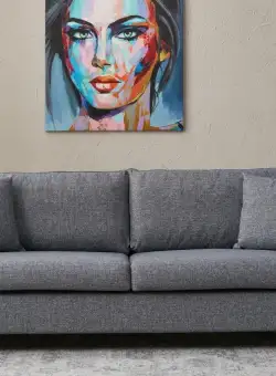 Canapea extensibila cu 3 locuri Memur, 210 x 82 x 90 cm