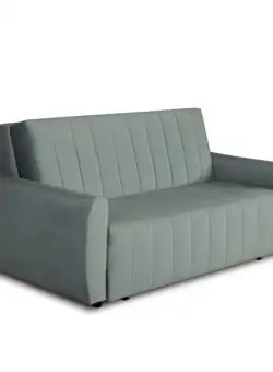 Canapea Extensibila Rimini, 2 Locuri, Lada Depozitare, Albastru, 175 Cm