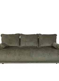 Canapea Extensibila Vida, 3 Locuri, Lada Depozitare, Kaki, 225 Cm