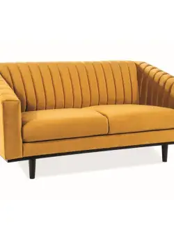 Canapea Fixa Asprey Velvet 2 Curry – l150xA60xH78 cm