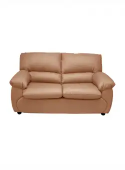 Canapea LUXOR 2L fixa, 2 locuri, maro deschis, 171x95x95 cm