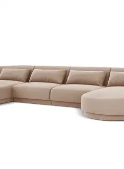 Canapea panoramica 5 locuri velvet Tulum