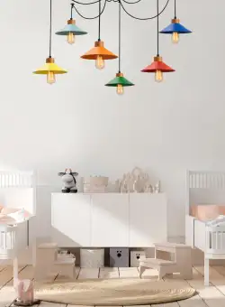 Candelabru Manavgat, 40 W, Multicolor, H 100 cm