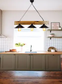 Candelabru Sapka, 40 W, Nuc/Negru, 80 x 22 x 65 cm