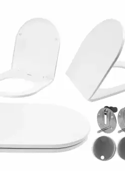 Capac wc Uf Duroplast Flat alb