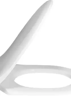 Capac WC Villeroy & Boch Subway slim cu inchidere lenta si QuickRelease alb Alpin