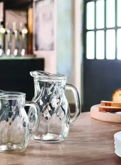 Carafa din sticla Bormioli Bistrot Twist 1 L