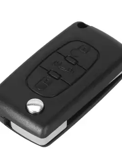Carcasa Cheie Auto Techstar® Peugeot, Citroen, 207,307, 407, C2, C3, C4, C5, C6, C8, cu 3 Butoane, VA2, CE0536