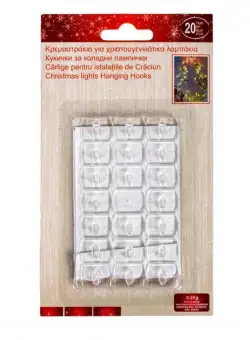 Carlige Pentru Instalatiile De Craciun, Carlige Decoratiuni, Carlige Autoadezive
