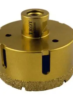 Carota diamantata pentru polizor unghiular Troy 27450-80mm, O80 mm