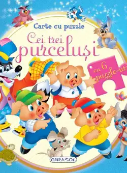 Carte cu puzzle - Cei trei purcelusi