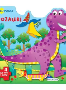 Carte cu puzzle - Dinozauri