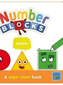 Carticica Scriu si sterg Numberblocks - Forme geometrice