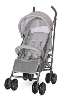 Carucior sport Lorelli Ida, suport picioare, spatar si copertina reglabile, prindere centura in 5 puncte, material impermeabil, suspensie individuala, Grey Trees