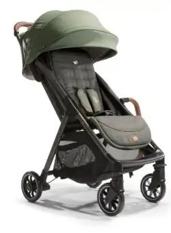 Carucior ultracompact Joie Parcel Signature Pine, 0-22 kg (Negru/Verde)