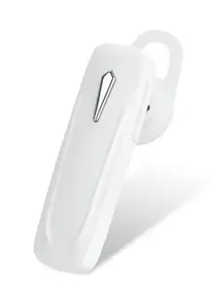 Casca Bluetooth Techstar® M163 Alb, Sunet HD, Elegant, Bluetooth 4.1