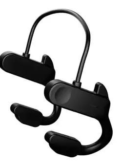 Casti cu conductie osoasa Techstar® F3, Bluetooth 5.0, Functie de apelare, Baterie 180mAh, Rezistente la apa, potrivite pentru alergare/ciclism/drumetii, Negru