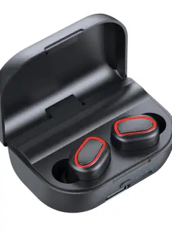 Casti Smart Techstar® TWS S10 , Wireless, Bluetooth V5.0, HD Audio, Touch, IPX6, iOS, Android, 1500mAh, Negru